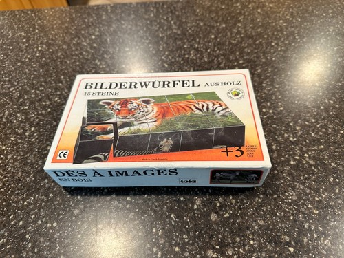 Bilderwurfel steine wood - ,